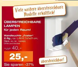 Möbel Inhofer Wandleuchte foster Angebot