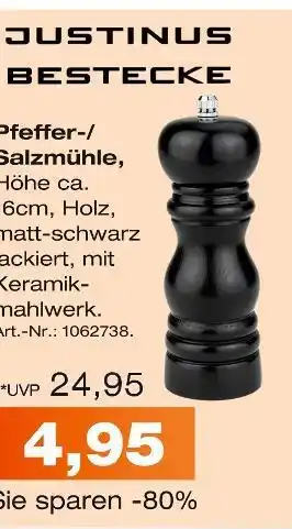 Möbel Inhofer Justinus bestecke pfeffer-/salzmühle Angebot