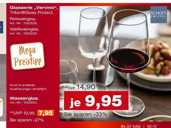 Möbel Inhofer Schott zwiesel glasserie „vervino“ Angebot