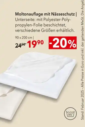 Matratzen Concord Concord moltonauflage mit nässeschutz Angebot