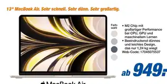 Expert Apple macbook air Angebot