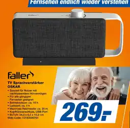 Expert Faller tv sprachverstärker oskar Angebot