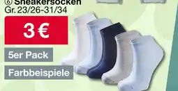 Woolworth Sneakersocken Angebot