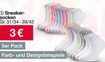 Woolworth Sneakersocken Angebot