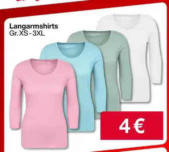 Woolworth Langarmshirts Angebot