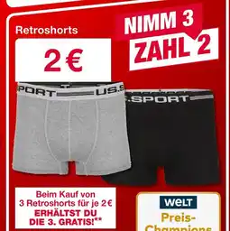 Woolworth Retroshorts Angebot