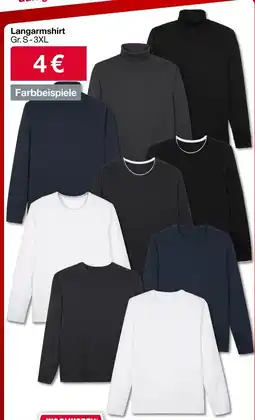 Woolworth Langarmshirt Angebot