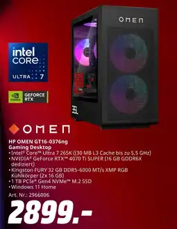 MediaMarkt Hp omen gt16-0376ng gaming desktop Angebot