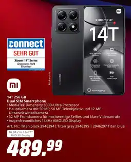 MediaMarkt Xiaomi 14t 256 gb dual sim smartphone Angebot