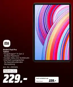 MediaMarkt Mi redmi pad pro tablet Angebot