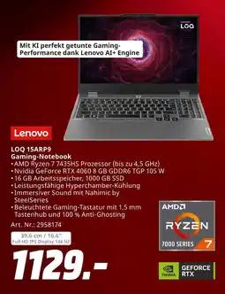 MediaMarkt Lenovo loq 15arp9 gaming-notebook Angebot