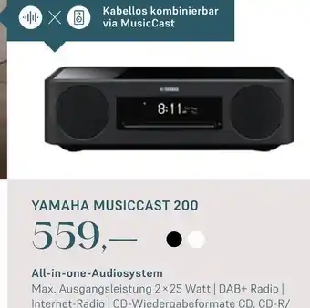 Euronics Yamaha musiccast 200 all-in-one-audiosystem Angebot