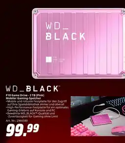 MediaMarkt Wd_black p10 game drive - 2 tb (pink) mobiler gaming-speicher Angebot