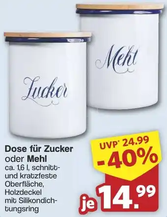 Famila Nord West LEIFHEIT Dose für Zucker oder Mehl Angebot