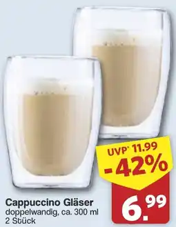 Famila Nord West Cappuccino Gläser Angebot