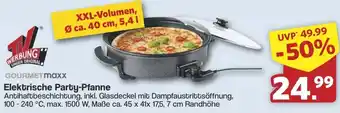 Famila Nord West GOURMETMaxx Elektrische Party-Pfanne Angebot