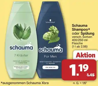 Famila Nord West Schauma Shampoo oder Spülung Angebot