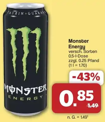 Famila Nord West Monster Energy Angebot