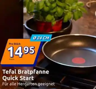 Action Tefal Bratpfanne Quick Start Angebot