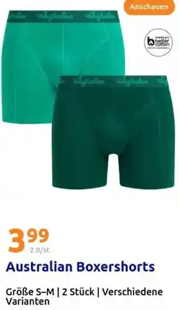 Action Australian Boxershorts Angebot