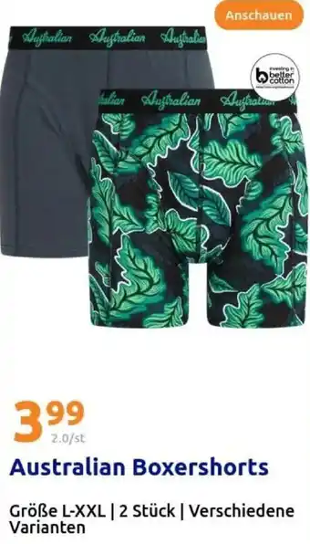 Action Australian Boxershorts Angebot