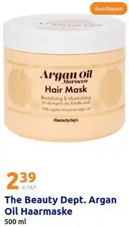 Action The Beauty Dept. Argan Oil Haarmaske Angebot