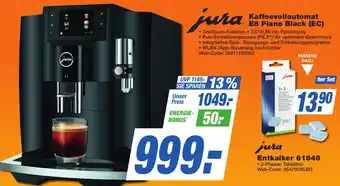 K+B Expert jura Kaffeevollautomat E8 Piano Black (EC) Angebot