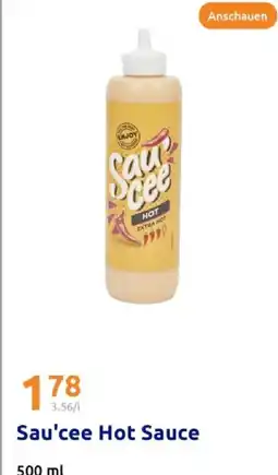 Action Enjoy sau'cee hot sauce Angebot