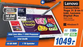 K+B Expert Lenovo Yoga 7i 2-in-1 inkl. Lenovo Digital Pen Angebot