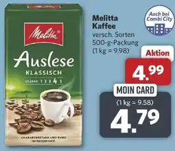 Combi Melitta Kaffee Angebot