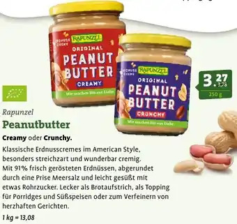 Ebl Naturkost Rapunzel Peanutbutter Angebot