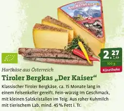 Ebl Naturkost Tiroler Bergkas ,,Der Kaiser" Angebot