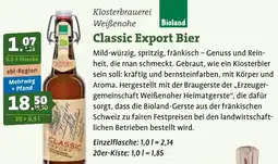 Ebl Naturkost Classic Export Bier Angebot