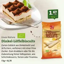 Ebl Naturkost Linea Natura Dinkel-Löffelbiscuits Angebot