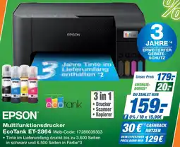 Expert EPSON Multifunktionsdrucker EcoTank ET-2864 Angebot