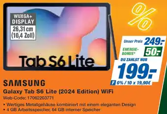 Expert SAMSUNG Galaxy Tab S6 Lite (2024 Edition) WiFi Angebot