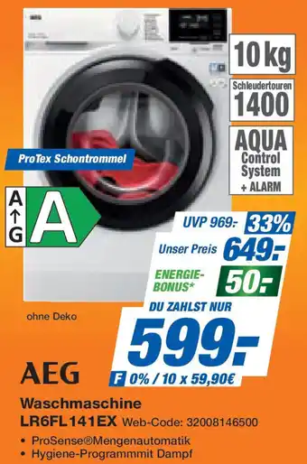 Expert AEG Waschmaschine LR6FL141EX Angebot