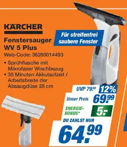 Expert KÄRCHER Fenstersauger WV 5 Plus Angebot