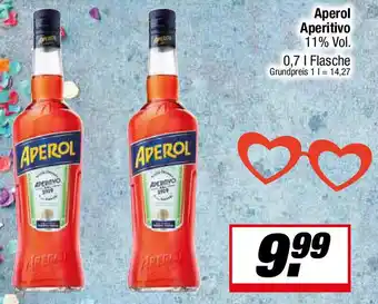 L. STROETMANN GROSSMARKT Aperol Aperitivo 11% Vol. Angebot