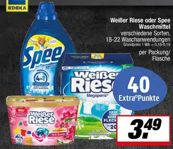 L. STROETMANN GROSSMARKT Weißer Riese oder Spee Waschmittel Angebot