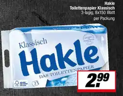 L. STROETMANN GROSSMARKT Hakle Toilettenpapier Klassisch Angebot