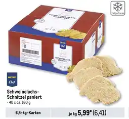 METRO METRO Chef Schweinelachs- Schnitzel paniert Angebot