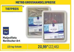 METRO METRO Chef Matjesfilets Nordischer Art Angebot