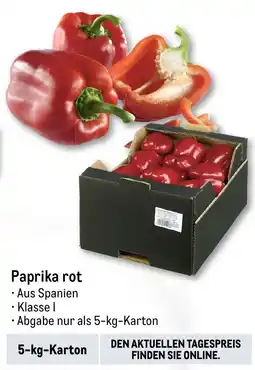 METRO Paprika rot Angebot