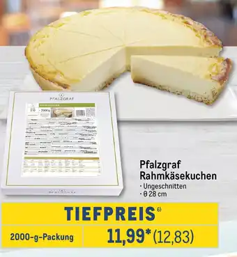 METRO Pfalzgraf Rahmkäsekuchen Angebot