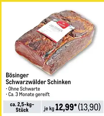 METRO Bösinger Schwarzwälder Schinken Angebot