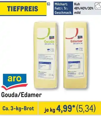 METRO aro Gouda/Edamer Angebot