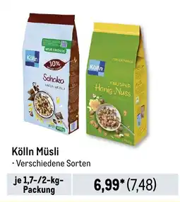 METRO Kölln Müsli Angebot