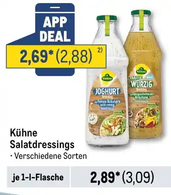 METRO Kühne Salatdressings Angebot