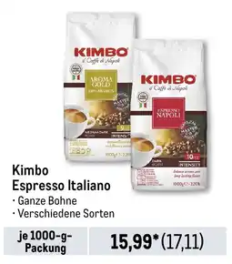 METRO Kimbo Espresso Italiano Angebot